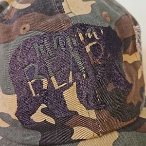 Camo Mama Bear hat/cap